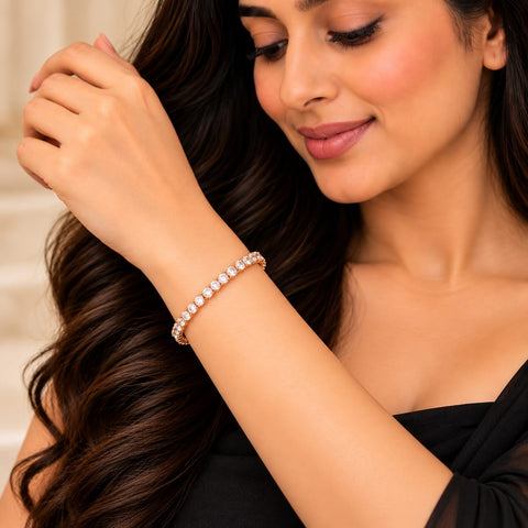 loywisfashion Elegant Loose Diamond Bracelet