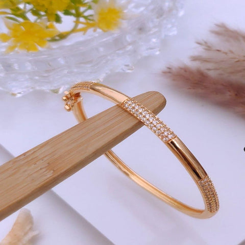 Loywisfashionjewellery Royal Gold Kada Bracelet