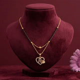 loywisfashion Heart Alphabet Short Mangalsutra