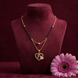 loywisfashion Heart Alphabet Short Mangalsutra