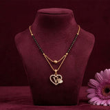 loywisfashion Heart Alphabet Short Mangalsutra