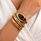 loywisfashion Exclusive Snake Design Wrist Watch