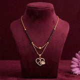 loywisfashion Heart Alphabet Short Mangalsutra