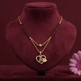 loywisfashion Heart Alphabet Short Mangalsutra