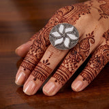 loywisfashion Navratri Special Oxidised Statement Ring