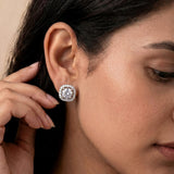 loywisfashion Beautiful Color Stone Stud Earrings
