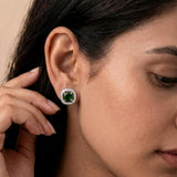 loywisfashion Beautiful Color Stone Stud Earrings