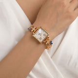 loywisfashion Premium Square Frame Watch
