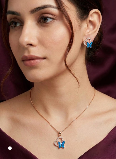 Loywisfashionjewellery Elegant Gold Plated Chain with Stylish Pendant