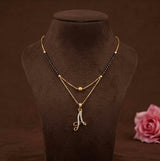loywisfashion Trendy Alphabet Pendant Mangalsutra