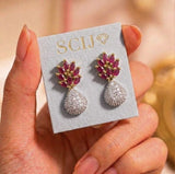 loywisfashion Royal AD Diamond Earrings