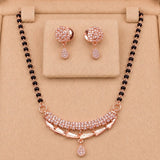 loywisfashion Trendy Rose Gold Mangalsutra