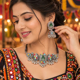 loywisfashion Designer Oxidised Choker Set