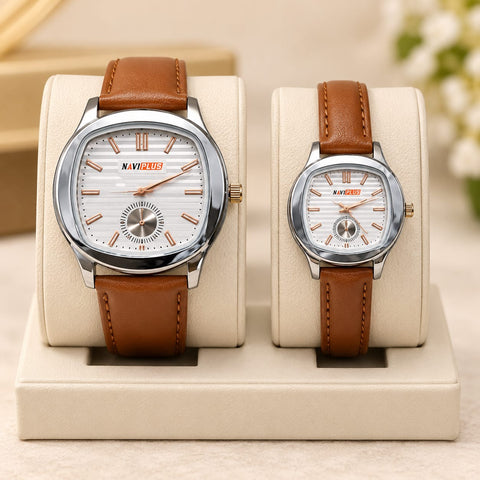 loywisfashion Stylish Matching Watch Set