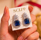 loywisfashion Sparkling Diamond Earrings