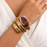 loywisfashion Exclusive Snake Design Wrist Watch