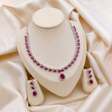 loywisfashion Designer AD Diamond Jewellery Set