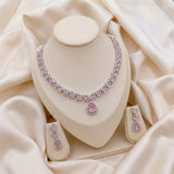 loywisfashion Designer AD Diamond Jewellery Set