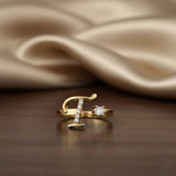 loywisfashion Custom Name Alphabet Ring