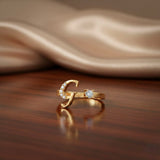 loywisfashion Custom Name Alphabet Ring