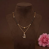 loywisfashion Trendy Alphabet Pendant Mangalsutra