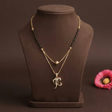 loywisfashion Trendy Alphabet Pendant Mangalsutra