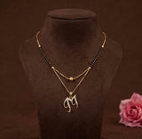 loywisfashion Trendy Alphabet Pendant Mangalsutra