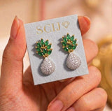loywisfashion Royal AD Diamond Earrings