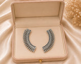 loywisfashion Traditional Oxidised Silver Earrings