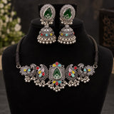 loywisfashion Designer Oxidised Choker Set