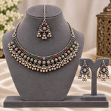 loywisfashion Royal Oxidised Jewellery Set