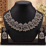 loywisfashion Ethnic Oxidised Jewellery Set