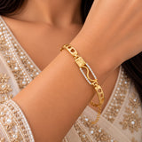 loywisfashion Classic Gold Design Bracelet