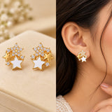 loywisfashion Classic Star Shape Earrings