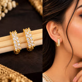 loywisfashion Elegant Diamond Bali Earrings