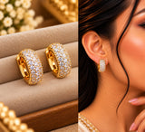 loywisfashion Trendy Round Bali Diamond Design