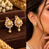 loywisfashion Royal Diamond Bali Earring Style