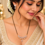 loywisfashion Trendy Rose Gold Mangalsutra