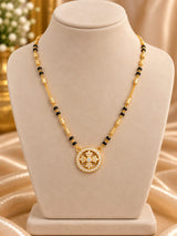 loywisfashion Fancy Round Flower Pendant Mangalsutra