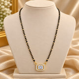 loywisfashion Graceful Square Stone Short Mangalsutra