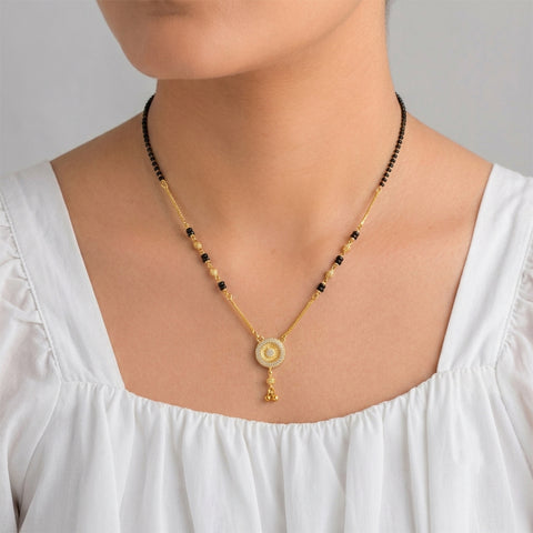 loywisfashion Modern Short Mangalsutra Necklace