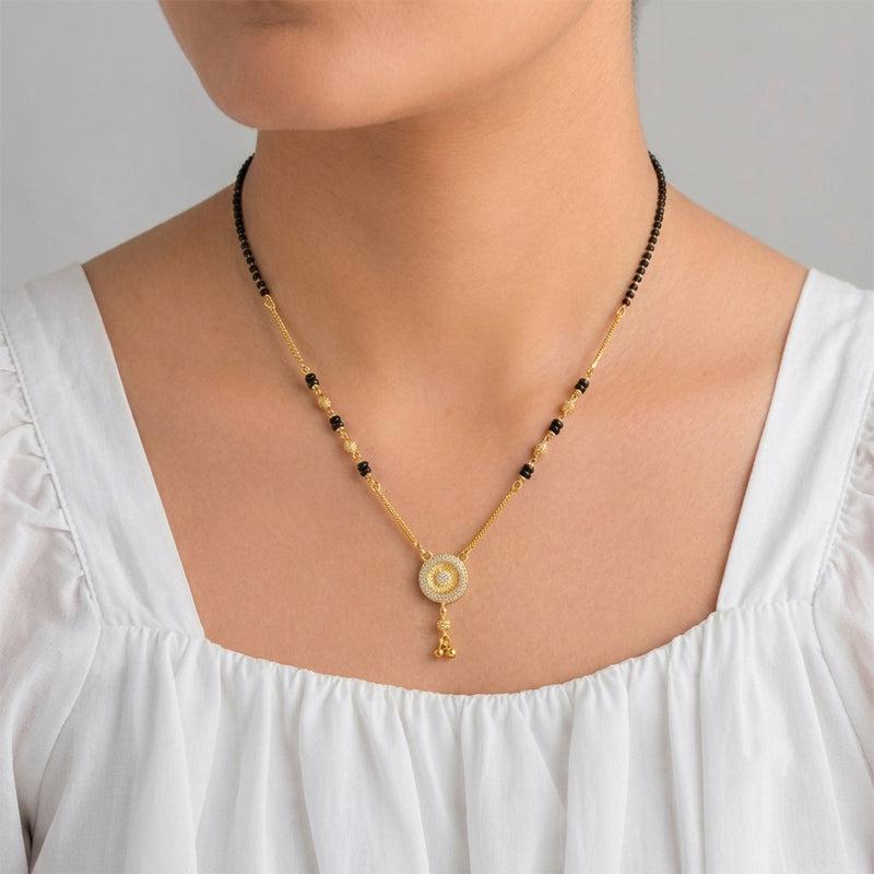loywisfashion Modern Short Mangalsutra Necklace