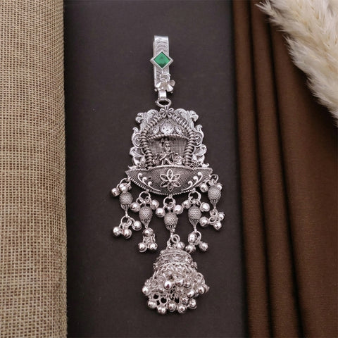 loywifashion Elegant Radhe Krishna Oxidised Kandora