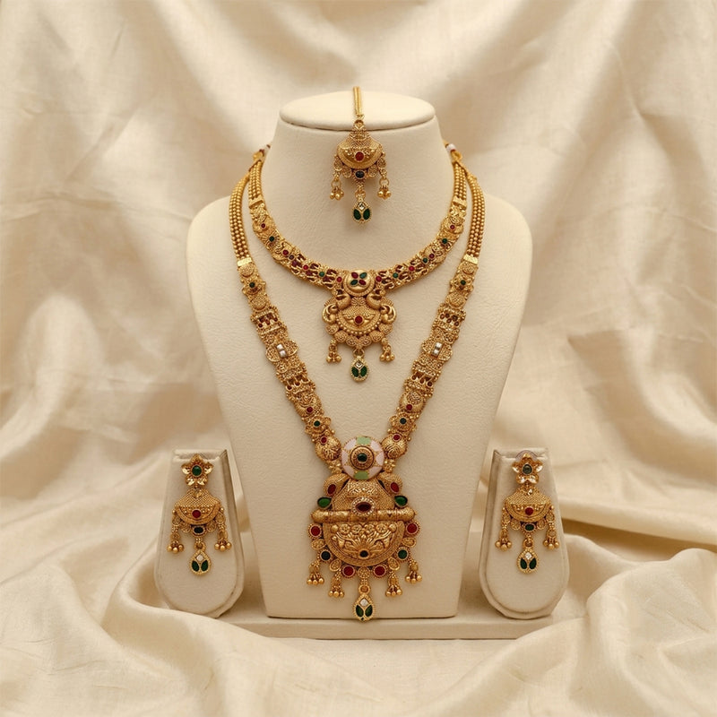 loywisfashion Elegant Traditional Long Combo Set