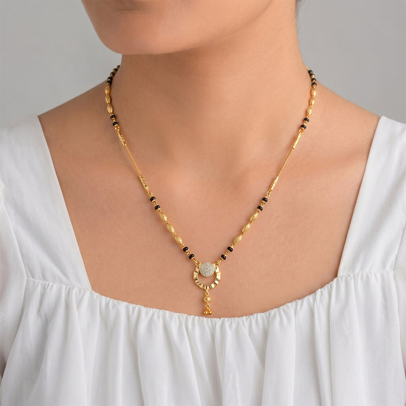 loywisfashion Charming Round Short Mangalsutra