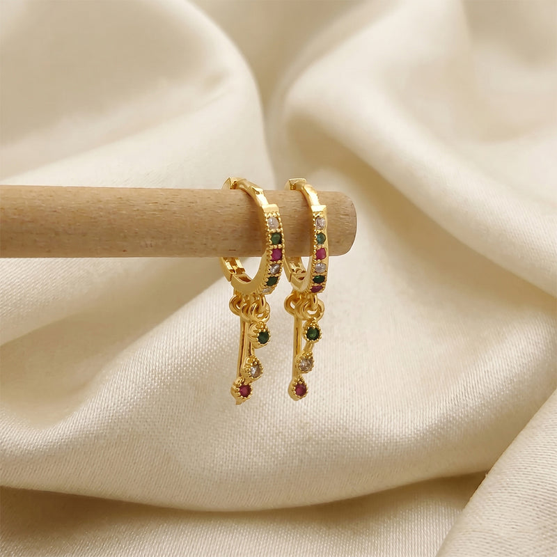 loywisfashion Classic Round Bali Earrings