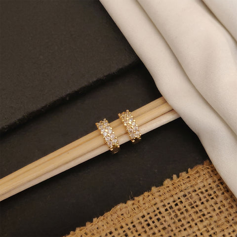 loywisfashion Elegant Diamond Bali Earrings