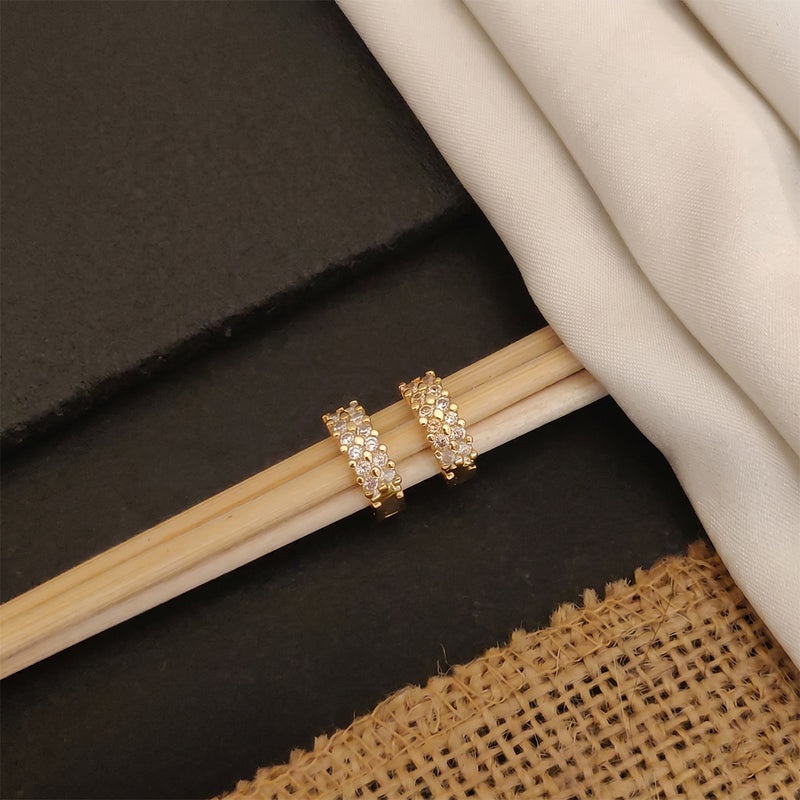 loywisfashion Elegant Diamond Bali Earrings