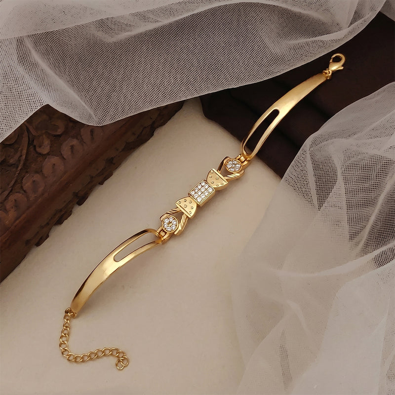 loywisfashion Designer Gold Finish Bracelet