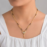 loywisfashion Beautiful Heart Pendant Mangalsutra